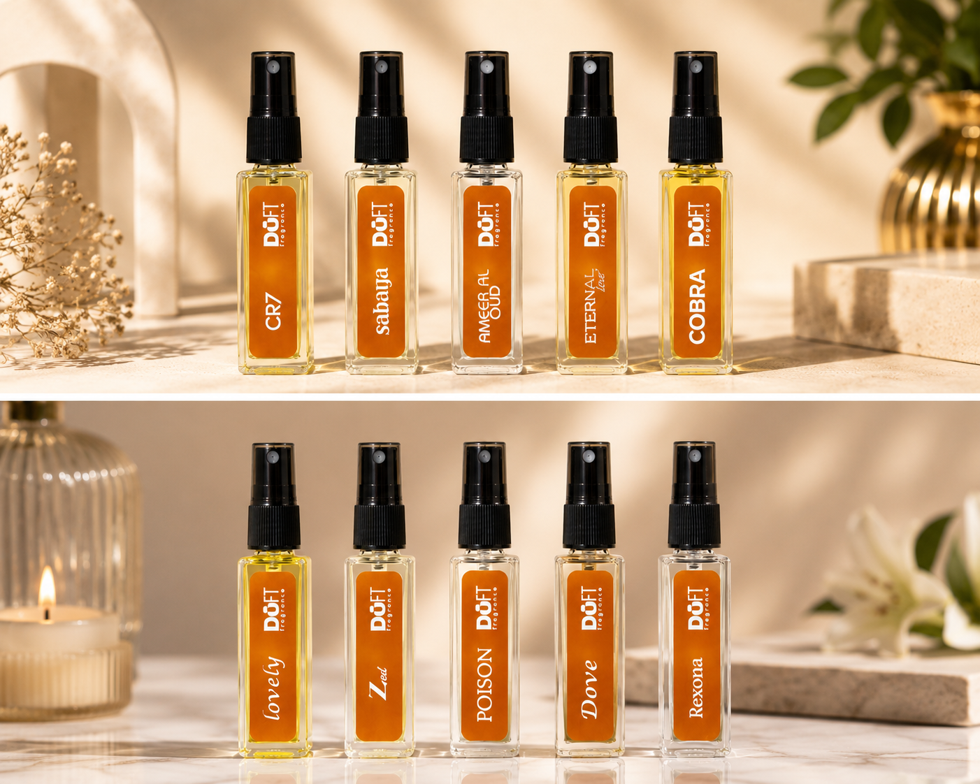 8ML PERFUME COMBO DUFTOILS PREMIUM FRAGRANCE